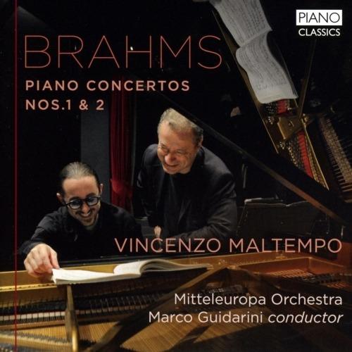 Concerto per pianoforte n.1 op.15, n.2 op.83 - CD Audio di Johannes Brahms,Marco Guidarini,Mitteleuropa Orchestra,Vincenzo Maltempo
