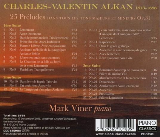 Musica completa per pianoforte vol.2 - CD Audio di Charles Henri Valentin Alkan,Mark Viner - 2