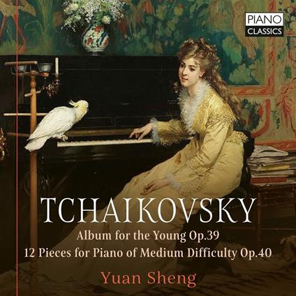 Album For The Young Op.39 - 12 Pieces for Piano of Medium Difficulty Op.40 - CD Audio di Pyotr Ilyich Tchaikovsky