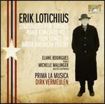 Sinfonietta per archi - Concerto per pianoforte n.2 - 4 Liriche su poesia nativa americana - CD Audio di Erik Lotichius