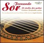 20 Studi per chitarra - CD Audio di Joseph Fernando Macari Sor,Cristiano Porqueddu