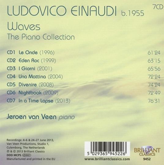 Le onde. The Piano Collection - CD Audio di Ludovico Einaudi,Jeroen van Veen - 2