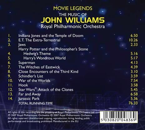 Movie Legends. The Music of John Williams (Colonna Sonora) - CD Audio di John Williams - 2