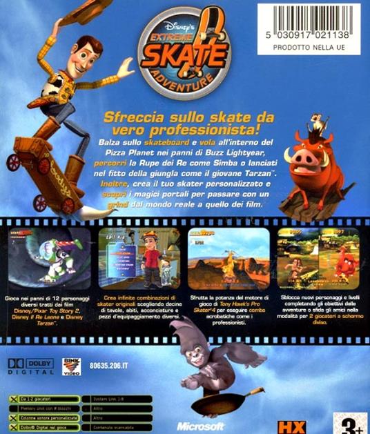 Disney extreme skate hot sale adventure xbox one