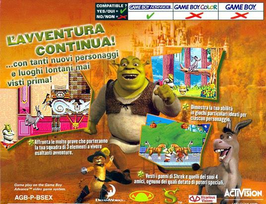 Gameboy Advance Activision Shrek 2: The Movie, GBA, ITA - 3