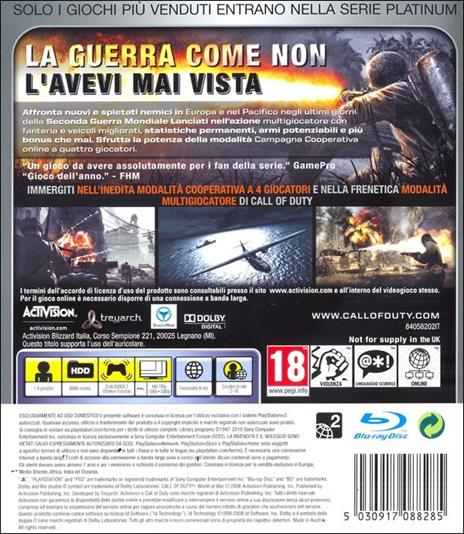 Call of Duty. World at War Platinum - 2