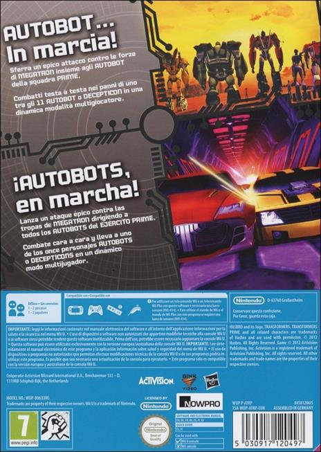 Activision Transformers: Prime Wii U - 12