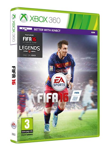 Electronic Arts FIFA 16, Xbox 360 Standard Inglese, ITA