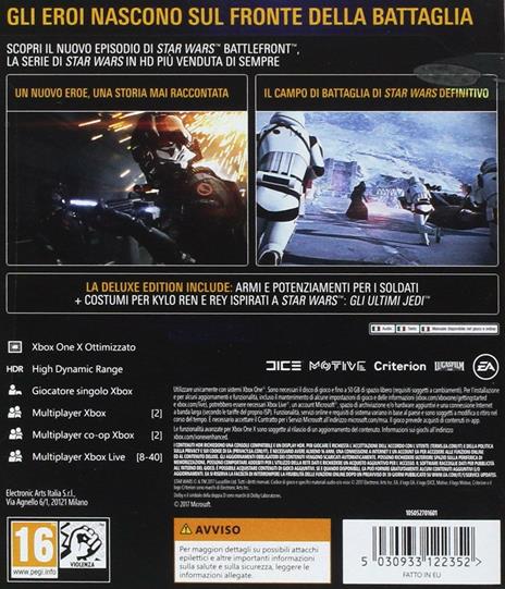 Star Wars Battlefront II: Elite Trooper Deluxe Edition, videogioco Inglese - XONE - 9
