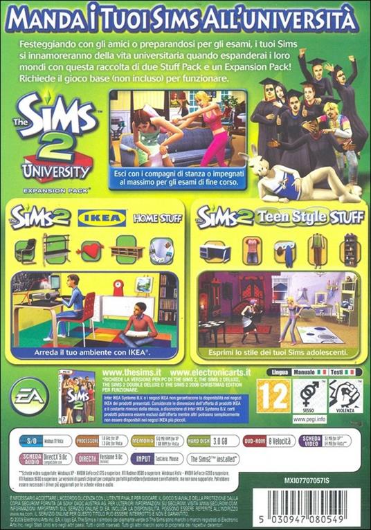 The Sims 2 University Life Collection - 2