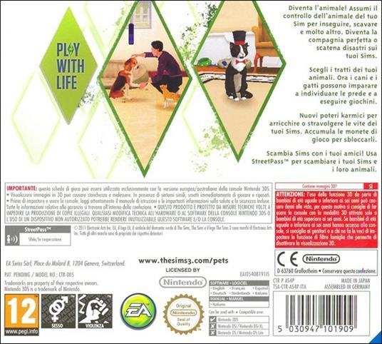 The Sims 3 Animali &Co - 3DS - 2