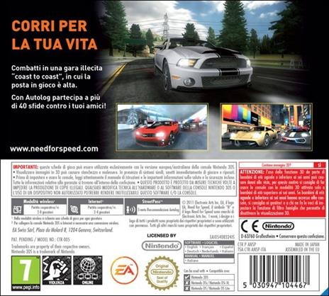 Need for Speed The Run - 3DS - 2