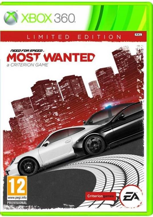 Electronic Arts Need for Speed: Most Wanted - Limited Edition, Xbox 360 Inglese