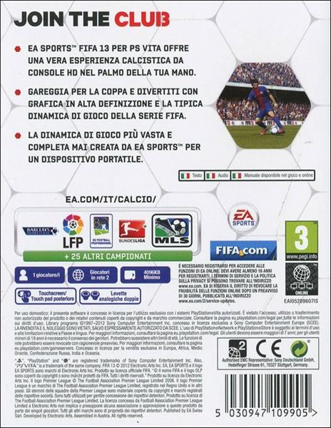 Electronic Arts FIFA 13 ITA PlayStation Vita - 17