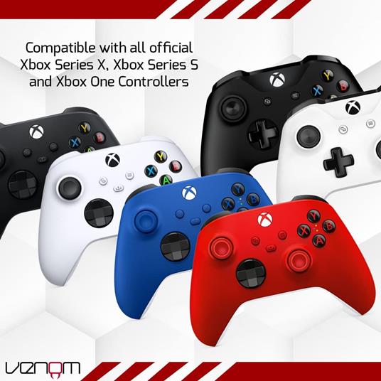 Venom Dock Di Ricarica Doppio con 2 Batterie Ricaricabili - Bianco (Xbox Series X e S / Xbox One) - Bundle - 6