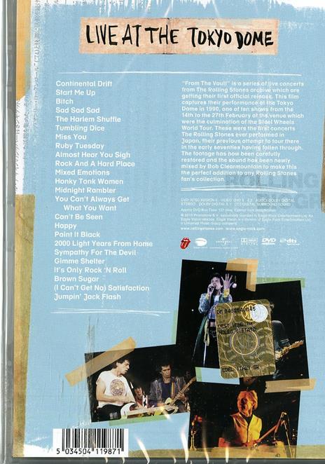 The Rolling Stones. From The Vault: Live at the Tokyo Dome (DVD) - DVD di Rolling Stones - 2