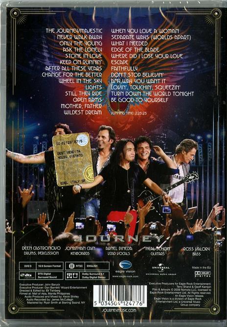 Journey. Live in Manila (DVD) - DVD di Journey - 2