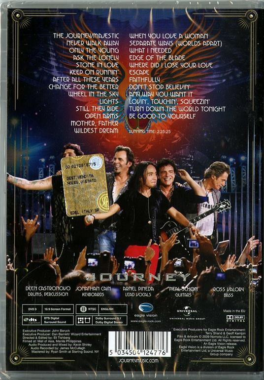Journey. Live in Manila (DVD) - DVD di Journey - 2