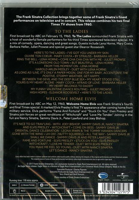 The Timex Shows. Vol. 2. To the Ladies - Welcome Home Elvis (DVD) - DVD di Frank Sinatra - 2