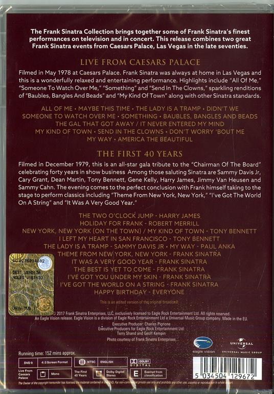 Live from Caesars Palace - The First 40 Years (DVD) - DVD - 2