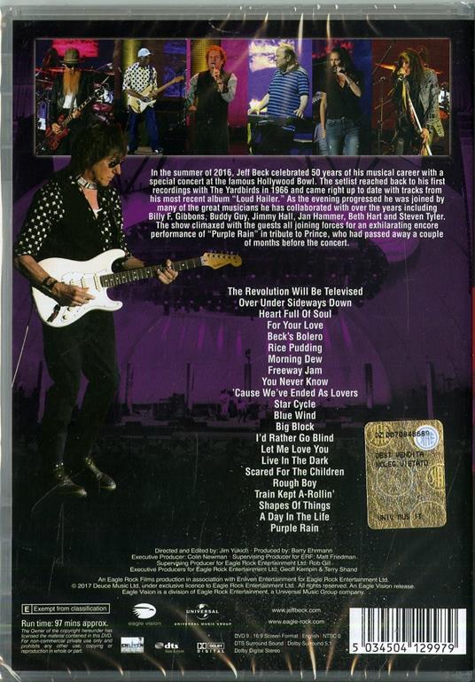 Live at the Hollywood Bowl (DVD) - DVD di Jeff Beck - 2