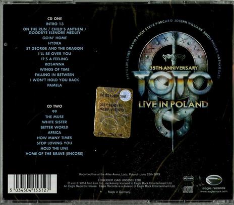 35th Anniversary Tour. Live from Poland - CD Audio di Toto - 2