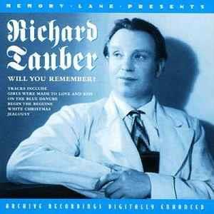 Will You Remember - CD Audio di Richard Tauber