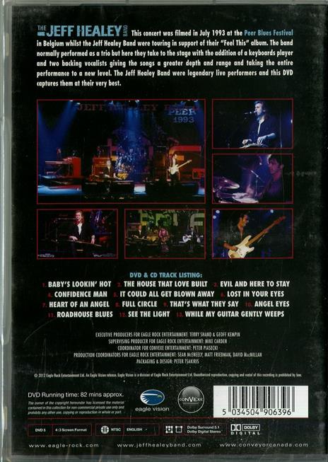 Live in Belgium - CD Audio + DVD di Jeff Healey (Band) - 2