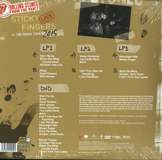 Sticky Fingers Live at the Fonda Theatre 2015 - Vinile LP + DVD di Rolling Stones - 2