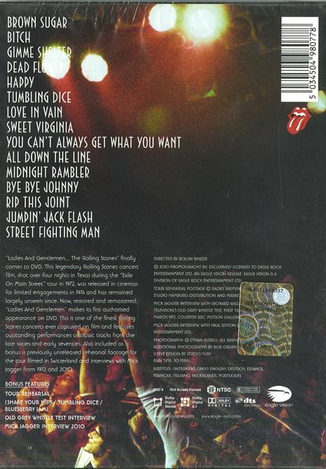 The Rolling Stones. Ladies & Gentlemen (DVD) - DVD di Rolling Stones - 2