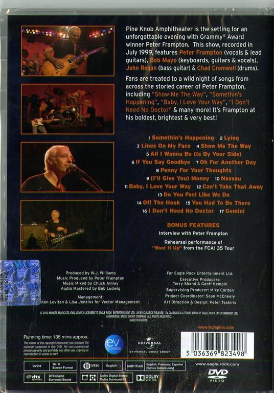 Live in Detroit (DVD) - DVD di Peter Frampton - 2