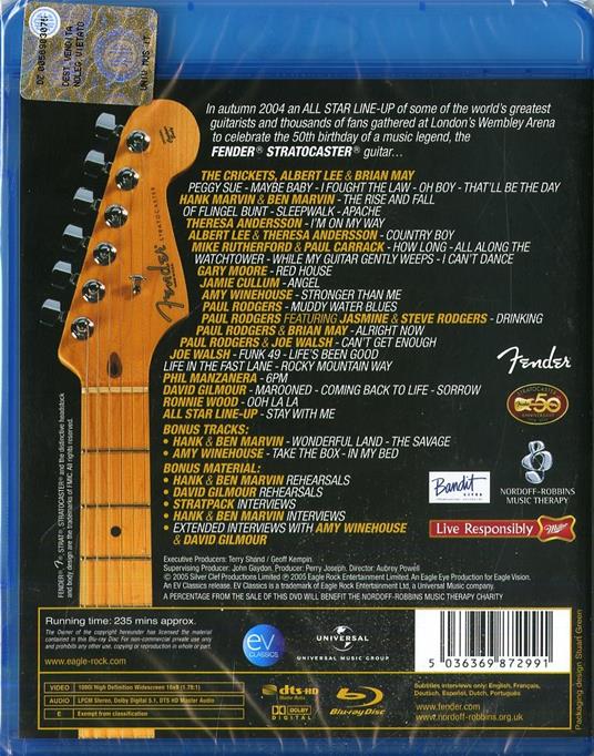 The Strat Pack Live in Concert (Blu-ray) - Blu-ray di Brian May,Paul Rodgers,Joe Walsh,Ronnie Wood,David Gilmour,Christian Arming - 2