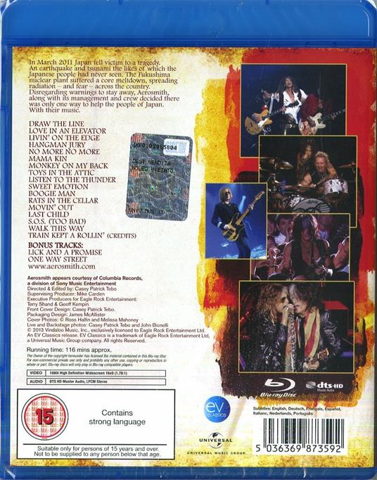 Rock for the Rising Sun (Blu-ray) - Blu-ray di Aerosmith - 2