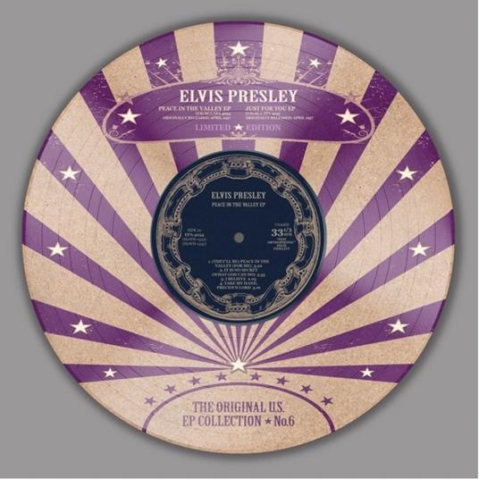 The Orginal US Ep Collection n.6 (Picture Disc) - Vinile 10'' di Elvis Presley