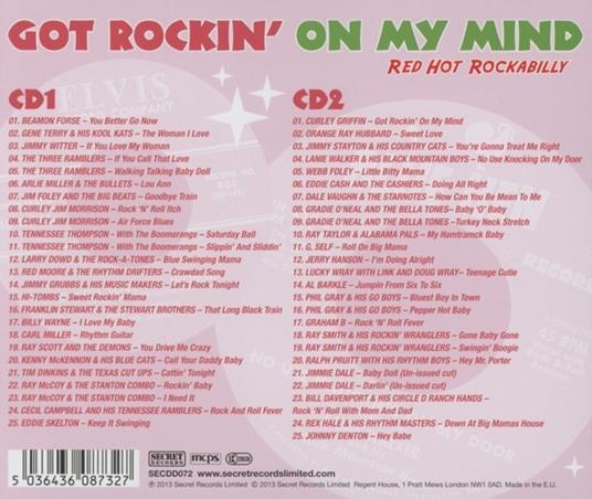 Got Rockin' on My Mind - CD Audio - 2