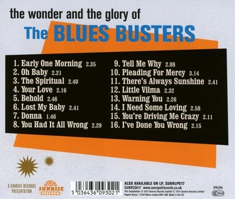 Wonder and Glory - CD Audio di Blues Busters - 2