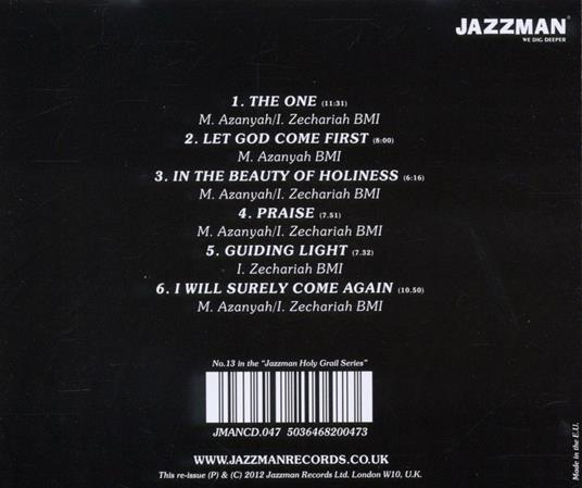 The One - CD Audio di Azanyah - 2