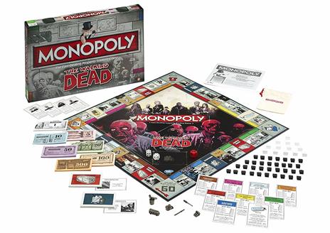 Versione Inglese [Edizione. Regno Unito Walking Dead. Monopoly. Gioco da tavolo - 13