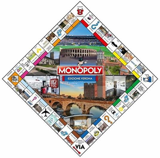 Monopoly - Edizione Verona. Gioco da tavolo - 3
