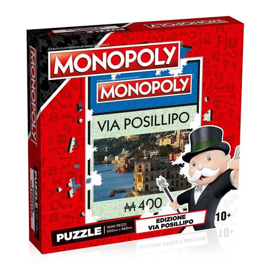 Puzzle - Monopoly - Via Posillipo, Napoli - 1000 Pc - Winning Moves -  Puzzle da 300 a 1000 pezzi - Giocattoli