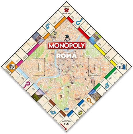 Monopoly - Edizione Roma. Gioco da tavolo - 4