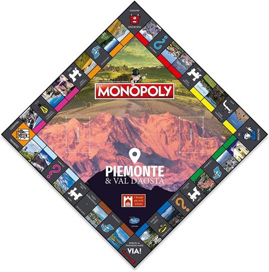 Monopoly - i borghi più belli d'Italia - Piemonte e Valle d'Aosta. Gioco da tavolo - 2
