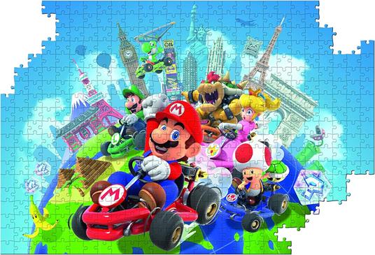 Top puzzle - Mario Kart in giro per il mondo - 500 pezzi - 3