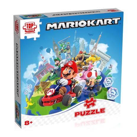 Top Puzzle - Mario Kart In Giro Per Il Mondo - 500 Pez