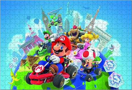 Top Puzzle - Mario Kart In Giro Per Il Mondo - 500 Pez - 2