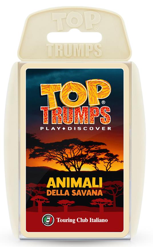 TOP TRUMPS - TOURING CLUB - ANIMALI DELLA SAVANA