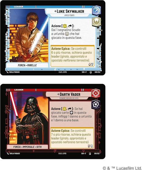 Asmodee Star Wars: Unlimited TCG Scintilla di Ribellione, STARTER SET 2 GIOCATORI, 12+ Anni, 2+, Edizione in Italiano - 4