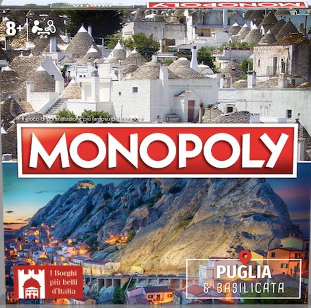 Monopoly - i borghi più belli d'Italia - Puglia & Basilicata. Gioco da tavolo