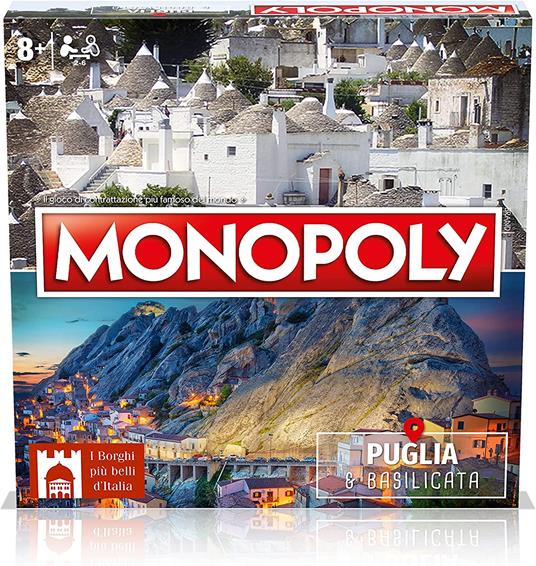 Monopoly - i borghi più belli d'Italia - Puglia & Basilicata. Gioco da tavolo - 3