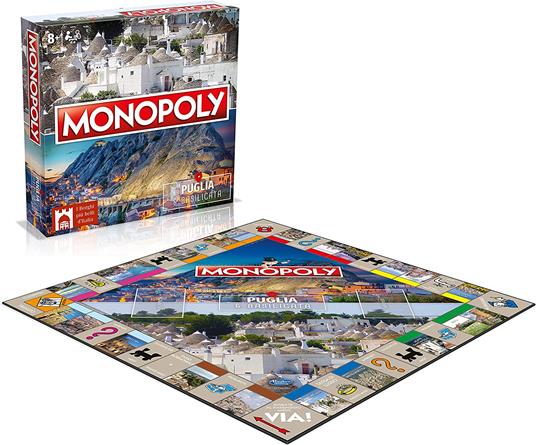 Monopoly - i borghi più belli d'Italia - Puglia & Basilicata. Gioco da tavolo - 4